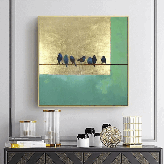 Oro Metallico (Gold Metallic Canvas)